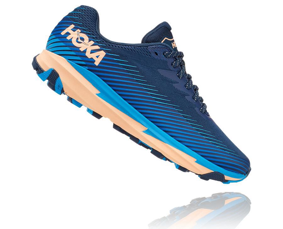 Hoka One One Trail Schoenen Dames - Torrent 2 - Blauw - SL6207543